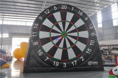 Huge double sided sticky balls football soccer dart board sport game with 12 sticky balls for kids adults