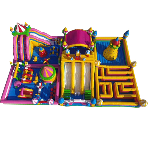 6 parts multiplay bouncer castle inflatable funcity