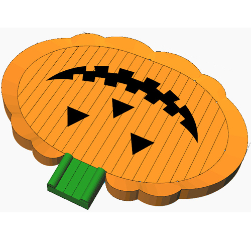 Door to door shipping 20m L*12m W Giant pumpkin bounce pad without lantern face