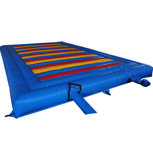 colorful rectangular inflatable jump pad for kids adult