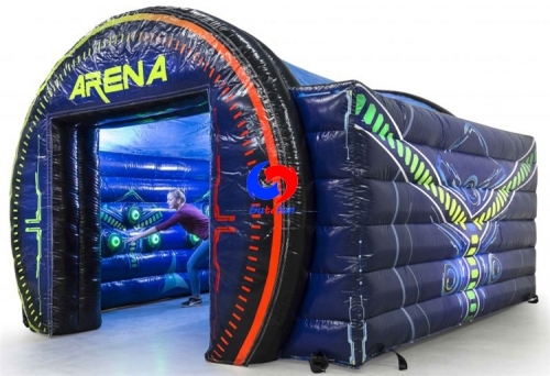 Popular inflatable interactive adult sport game two players adult kids exciting IPS interactive arena for sale