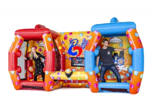  fantastic two persons interactive inflatable sport games IPS Ninja Party for sale