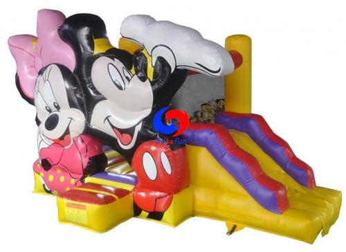 CE air inflatable bouncer mickey mouse combo for sale