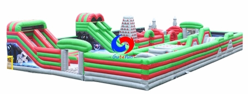 Large inflatable playground