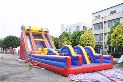 Inflatable Slide with obstacle course to United States