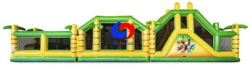 19m jungle inflatable obstacle course