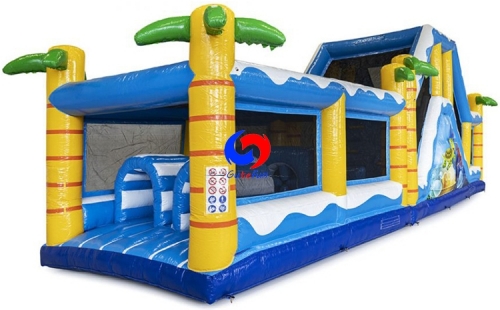 13.5m surf inflatable obstacle course