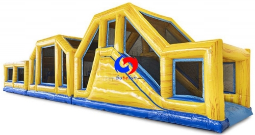 19m marble inflatable obstacle course