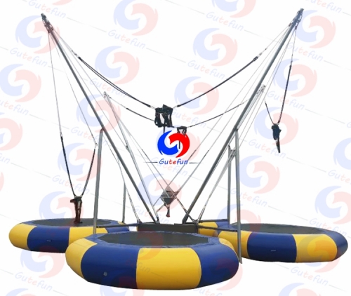 Four station bungee trampoline