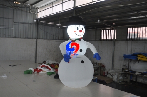 2.5m LED Christmas inflatable snowman