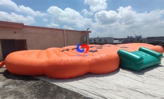 15mx 9m portable small pumpkin inflatable jumping bounce pad for adults kids