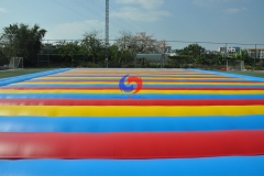 outdoor Largest Rectangular soft air inflatable jump Bounce Pads for Pumpkin Farm Harvest Days
