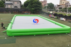 28m L*14m W outdoor largest modular inflatable jump pad, freestyle inflatable bounce pad playground