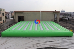 customer made large safety kids jump mat, PVC soft air inflatable bounce pad mattress pillow for sale