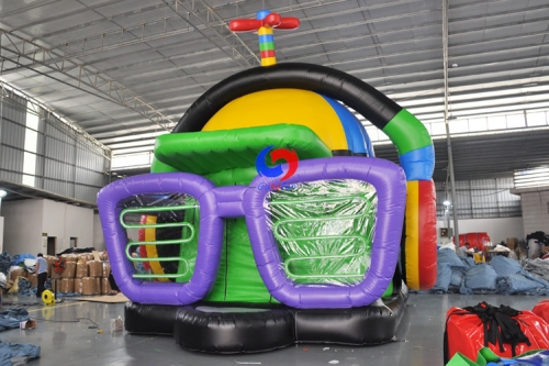 6m*4.8m*5.5m amazing commercial music party jumping bouncer DJ inflatable bounce for sale