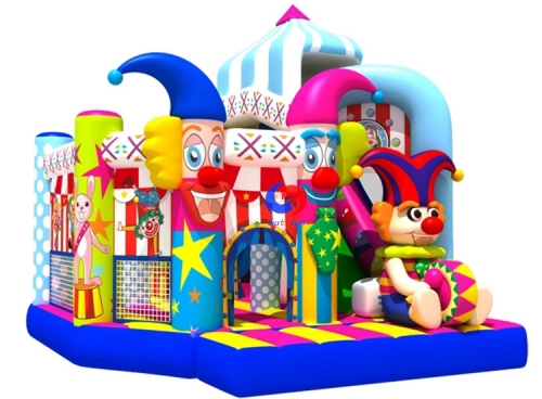 GUTEFUN top sale cheap commercial clown inflatable bouncy castle for kids