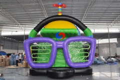 6m*4.8m*5.5m amazing commercial music party jumping bouncer DJ inflatable bounce for sale