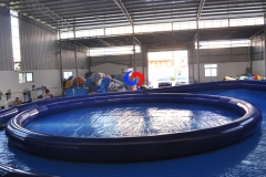 25m Dia.*0.9m deep round PVC inflatable adult swimming pool