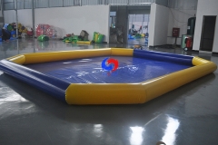 8m*6m large square inflatable swimming pool