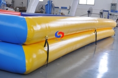 8m L* 6m W*0.55m Double layer rectangular PVC large inflatable swimming pool