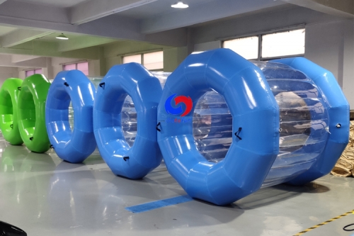 inflatable water walking roller, human hamster inflatable roller wheel for sale