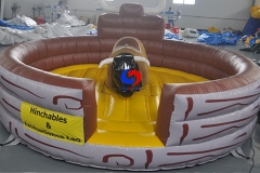 hot sale kids adult inflatable rodeo bull ride machine, mechanical bull riding for sale