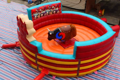custom bull inflatable mechanical bucking rodeo bull for sale