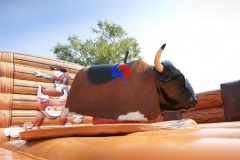 Mechanical Rodeo Bull Riding Western bull inflatable