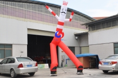 two legs 27ft 8m H Giant Clown inflatable air dancer, inflatable sky dancer for sale