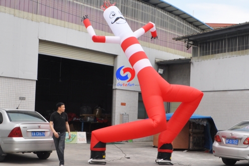two legs 27ft 8m H Giant Clown inflatable air dancer, inflatable sky dancer for sale