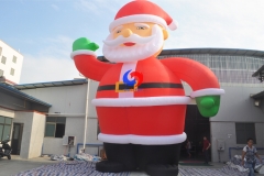 Custom american western Merry Christmas festival decoration 20ft 30ft 10m huge inflatable santa claus for sale
