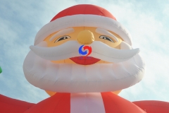 Custom american western Merry Christmas festival decoration 20ft 30ft 10m huge inflatable santa claus for sale