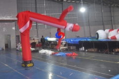 20ft santa claus air dancer, sky dancer inflatable air man dance man