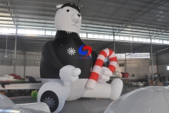 20ft 6m large Christmas promotion inflatable polar bear snow bear for sale