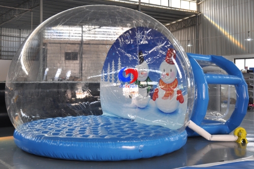 walmart supermarket bubble photo booth christmas air blown inflatable snow globe for sale 