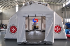Commercial grade Large Outdoor World Red Cross customized Medical Rescue Inflatable Sanitary Tent