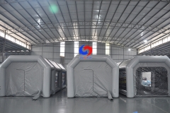 manufacturer high quality PVC AIRTIGHT inflatable car spray paint tent, inflatable car paint spray booth for sale