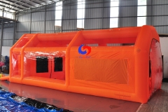 TOP sale 23x13x10ft Outdoor Portable Car Paint Booth Inflatable Spray Booth with Filter System