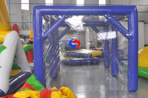 Large Outdoor inflatable car wash tent, Customized mobile inflatable car garage tent for car parking
