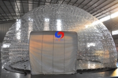 World most beautiful Large outdoor 10m Dia. event party airtight inflatable clear bubble tent for sale