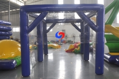 Large Outdoor inflatable car wash tent, Customized mobile inflatable car garage tent for car parking