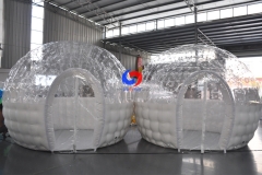 Outdoor camping family business backyard inflatable bubble room hotel for sale