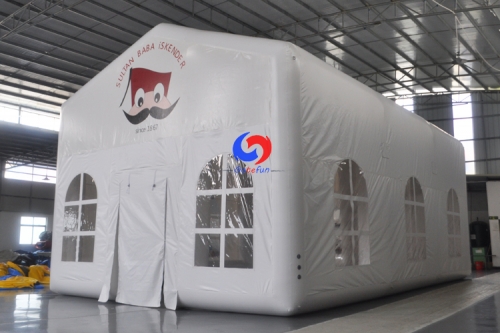 China top sale Large air heated Airtight inflatable wedding tents for outdoor events waterproof