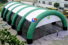 25x15 waterproof PVC inflatable warehouse building tent large inflatable frame tent outdoor events for sale