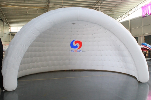 quick folding outdoor wedding party inflatables canopy tent giant half white inflatable air dome tent for sale