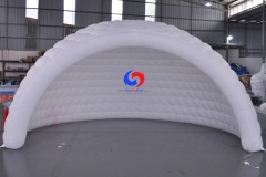 Lawn outdoor oxford cloth white inflatable igloo marquee inflatable ice dome tent for events wedding party