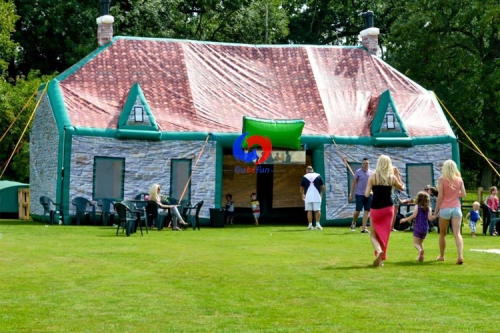 outdoor farm camping events house structure  inflatable irish pub tent bar inflatable pub for sale