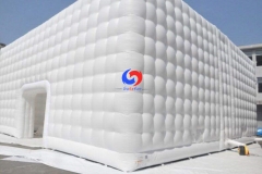new style outdoor small portable white inflatable nightclub party cube tent for event large