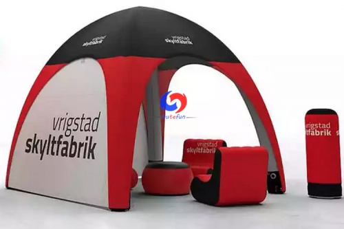 Customize Outdoors Large Lightweight Promotional Inflatable Promo Dome Tent for Parties Open Days