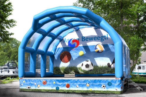 portable outdoor events commercial shows rain cover tent flame retardant PVC inflatable stage cover tent